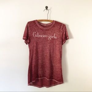 Gilmore Girls Maroon Marled Lightweight T-Shirt